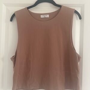 Babaton Light Brown Contour Muscle Tank